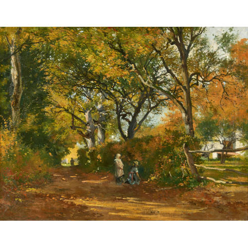 AUGUSTE BACHELIN : Herbstlicher Weg (DOBIASCHOFSKY AUKTIONEN AG)