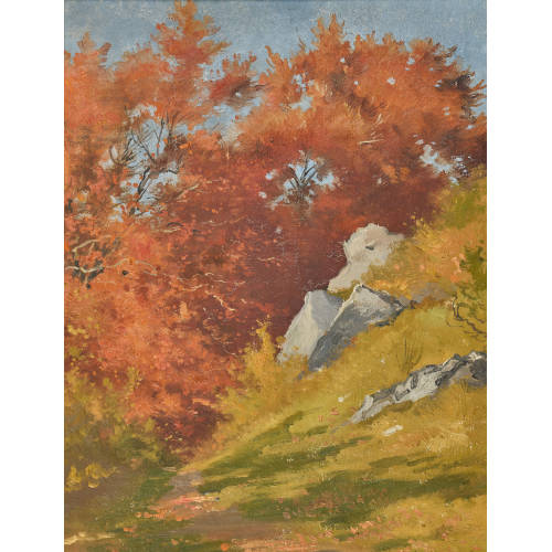 AUGUSTE BACHELIN : 'Octobre � St-Blaise' (DOBIASCHOFSKY AUKTIONEN AG)