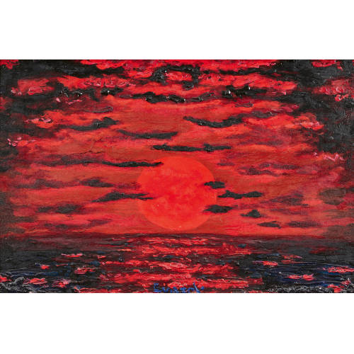 ANDR� JEAN EVARD : Coucher de soleil (DOBIASCHOFSKY AUKTIONEN AG)