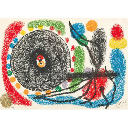 JOAN MIR� : Aus: Die Eidechse mit den Goldfedern (DOBIASCHOFSKY AUKTIONEN AG)