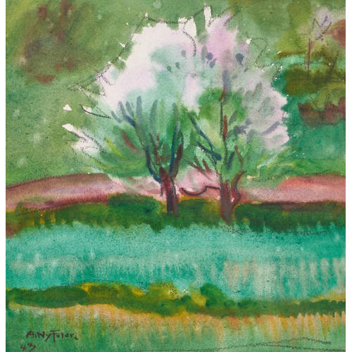 ALBERT NYFELER : 'Kirschb�ume' (DOBIASCHOFSKY AUKTIONEN AG)