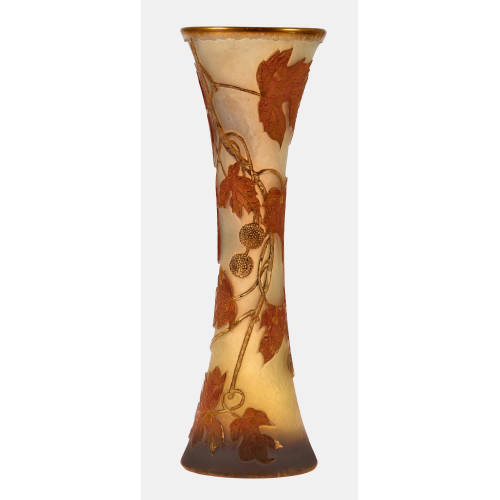 DAUM FR�RES : Vase, Nancy, 1893 (Entwurf von Jacques Gruber) (DOBIASCHOFSKY AUKTIONEN AG)