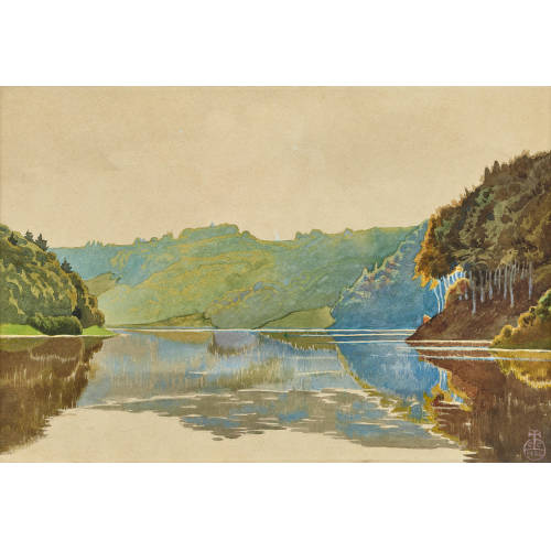 CHARLES CARYL COLEMAN : Flusslandschaft (DOBIASCHOFSKY AUKTIONEN AG)