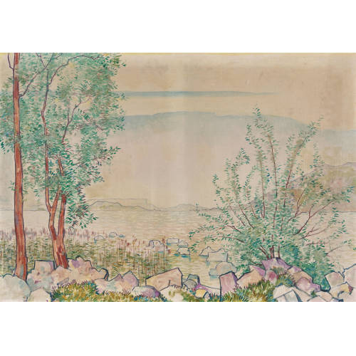 JAN PIETER TERWEY : Am Ufer des Neuenburgersees (DOBIASCHOFSKY AUKTIONEN AG)
