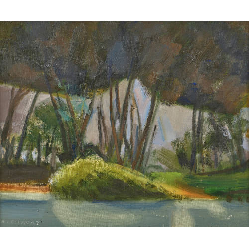 ALBERT CHAVAZ : 'Barrage de Collonges' (DOBIASCHOFSKY AUKTIONEN AG)