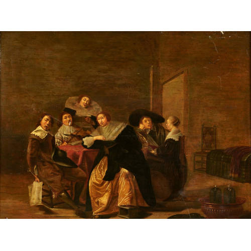 PIETER CODDE : Musizierende Gesellschaft (DOBIASCHOFSKY AUKTIONEN AG)