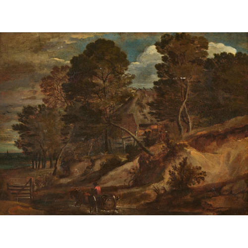 FRANS WOUTERS : Landschaft mit Fuhrwerk (DOBIASCHOFSKY AUKTIONEN AG)