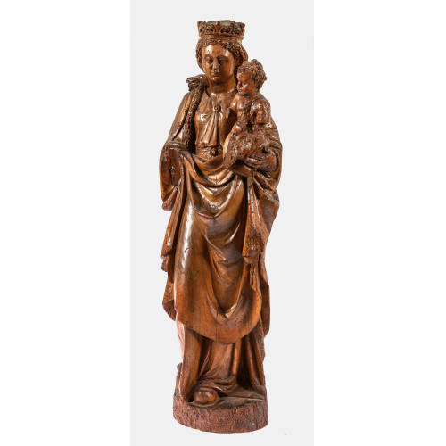 17. JH. SPANIEN : Madonna mit Kind (DOBIASCHOFSKY AUKTIONEN AG)