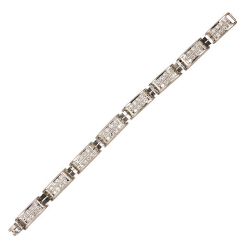 DIAMANT-BRACELET : (DOBIASCHOFSKY AUKTIONEN AG)