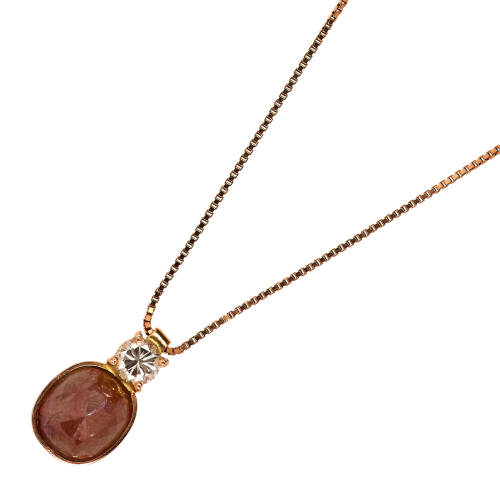 DIAMANT-ANH�NGER MIT KETTE : (DOBIASCHOFSKY AUKTIONEN AG)