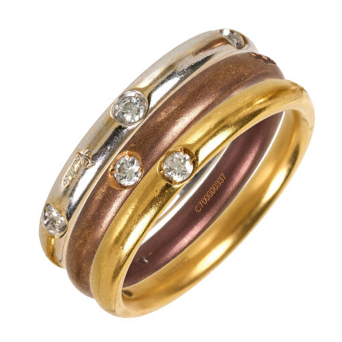 BRILLANT-RINGE : Pomellato, 'Lucciole', Mailand (DOBIASCHOFSKY AUKTIONEN AG)