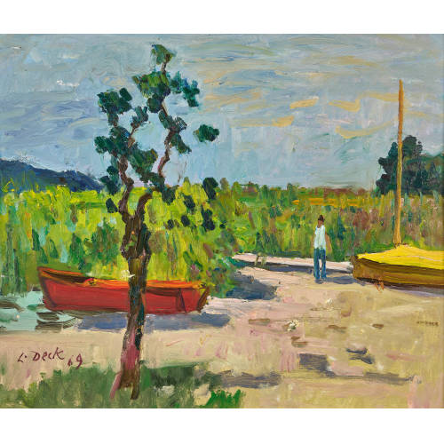 LEO DECK : 'Am Bielersee' (DOBIASCHOFSKY AUKTIONEN AG)