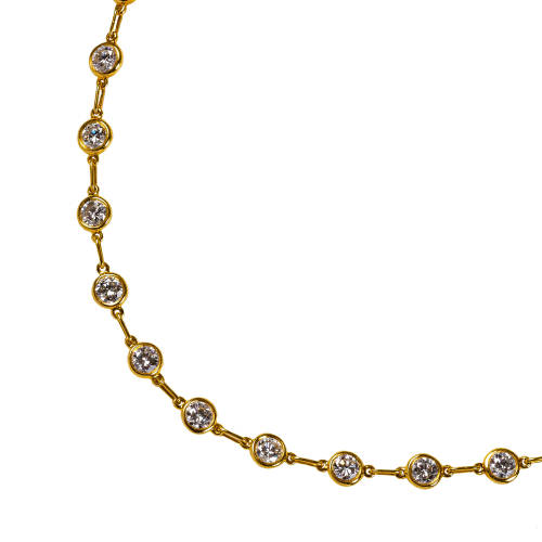 BRILLANT-COLLIER : Tiffany & Co., Elsa Peretti, 'Diamonds by the Yard', New York (DOBIASCHOFSKY AUKTIONEN AG)