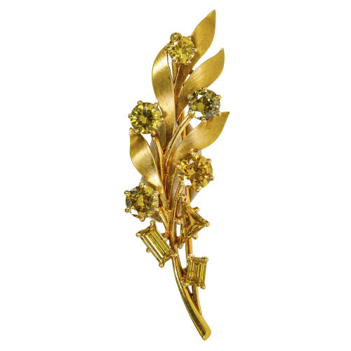 DIAMANT-BROSCHE : Meister, Z�rich (DOBIASCHOFSKY AUKTIONEN AG)