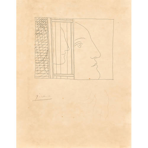 PABLO PICASSO : 'Trois Fragments de T�tes' (DOBIASCHOFSKY AUKTIONEN AG)