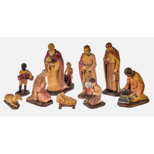 BRIENZER SCHNITZEREI : Krippenfiguren, 1. H�lfte 20. Jh. (Huggler) (DOBIASCHOFSKY AUKTIONEN AG)