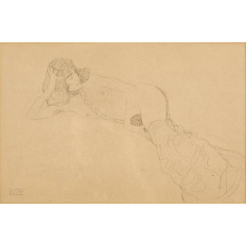 GUSTAV KLIMT : Liegende (DOBIASCHOFSKY AUKTIONEN AG)