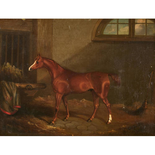 GEORGE ARMFIELD : Pferd im Stall (DOBIASCHOFSKY AUKTIONEN AG)