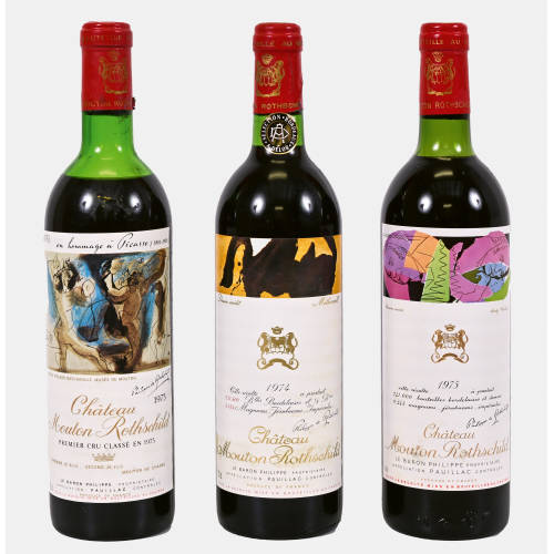 CH�TEAU MOUTON ROTHSCHILD : Pauillac, Premier Grand Cru Class�, 1973/1974/1975 (DOBIASCHOFSKY AUKTIONEN AG)