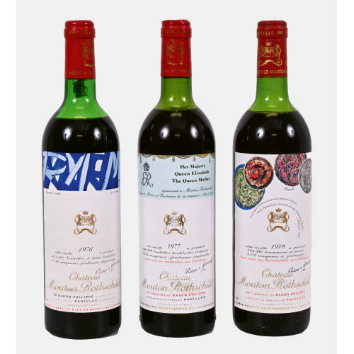 CH�TEAU MOUTON ROTHSCHILD : Pauillac, Premier Grand Cru Class�, 1975/1976/1977 (DOBIASCHOFSKY AUKTIONEN AG)