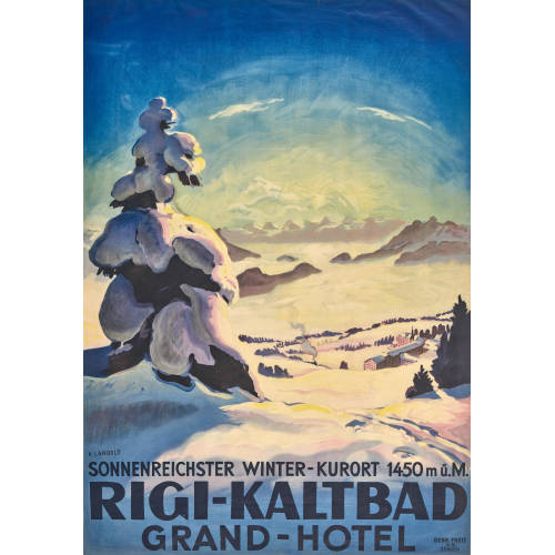 OTTO LANDOLT : 'Rigi-Kaltbad Grand-Hotel' (DOBIASCHOFSKY AUKTIONEN AG)