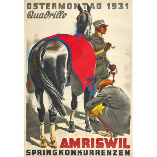 IWAN EDWIN HUGENTOBLER : 'Ostermontag 1931 Amriswil Springkonkurrenz' (DOBIASCHOFSKY AUKTIONEN AG)