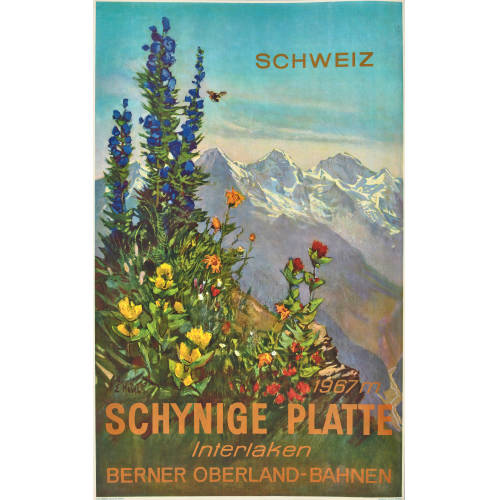 ERNST II HODEL : 'Schynige Platte' (DOBIASCHOFSKY AUKTIONEN AG)