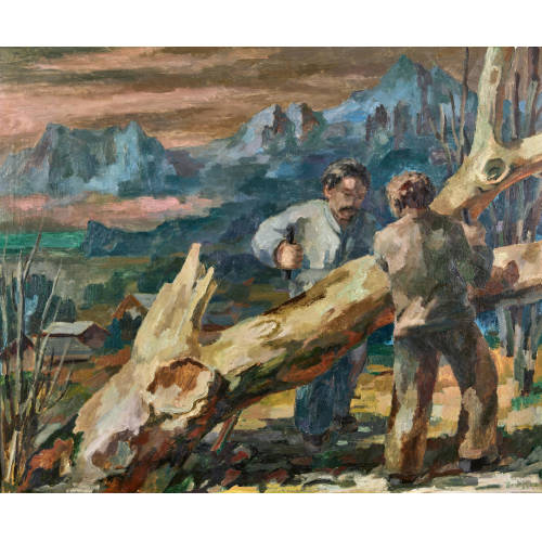 ARNOLD BRGGER : 'Am Holz' (DOBIASCHOFSKY AUKTIONEN AG)