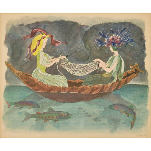 ERNST KREIDOLF : 'Cipripendium und Centaurea' (DOBIASCHOFSKY AUKTIONEN AG)