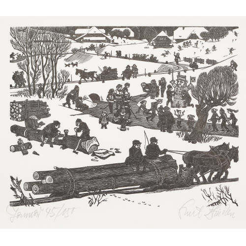EMIL ZBINDEN : 'Januar' (DOBIASCHOFSKY AUKTIONEN AG)