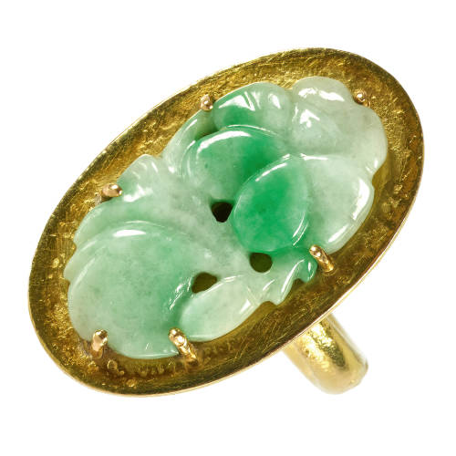 JADE-RING : Othmar Zschaler, Bern (DOBIASCHOFSKY AUKTIONEN AG)