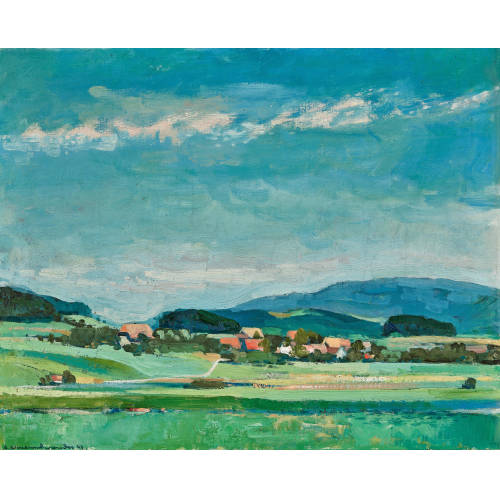 ALBERT NEUENSCHWANDER : 'Sommerlandschaft' (DOBIASCHOFSKY AUKTIONEN AG)