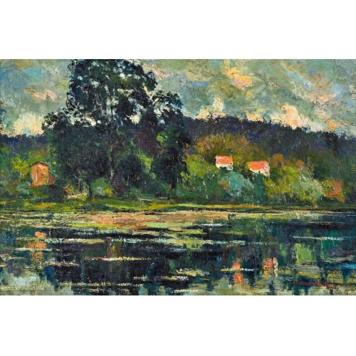 PIERRE HOD� : 'L'�tang de ville d'Avray' (DOBIASCHOFSKY AUKTIONEN AG)