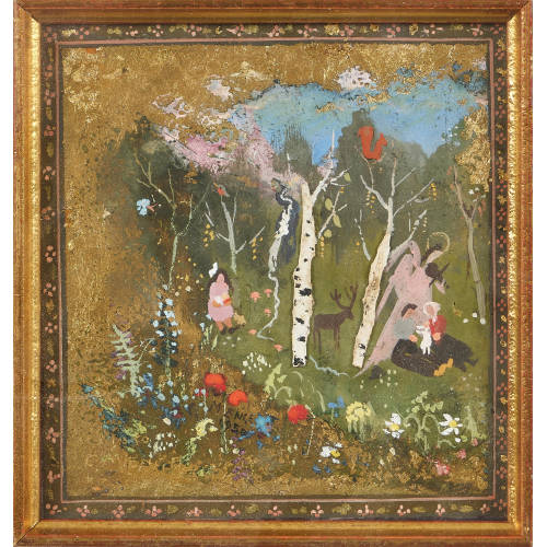 CHARLES MENGE : Paysage aux figures et ange (DOBIASCHOFSKY AUKTIONEN AG)