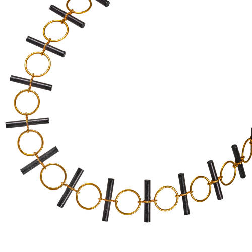 EBENHOLZ-GOLD-COLLIER : Othmar Zschaler, Bern (DOBIASCHOFSKY AUKTIONEN AG)