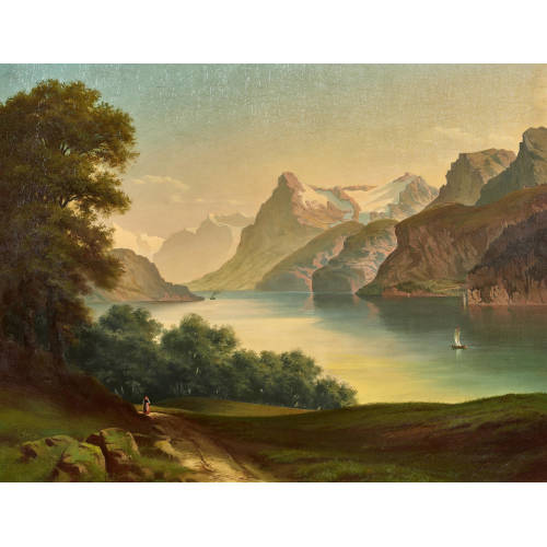 19. JH. SCHWEIZ : Vierwaldstttersee mit Urirotstock (DOBIASCHOFSKY AUKTIONEN AG)