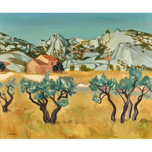 YVES BRAYER : 'Les Alpilles  St. Rmy de Provence' (DOBIASCHOFSKY AUKTIONEN AG)