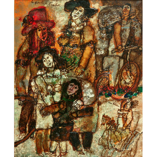 THO TOBIASSE : 'La famille de l'acrobate' (DOBIASCHOFSKY AUKTIONEN AG)