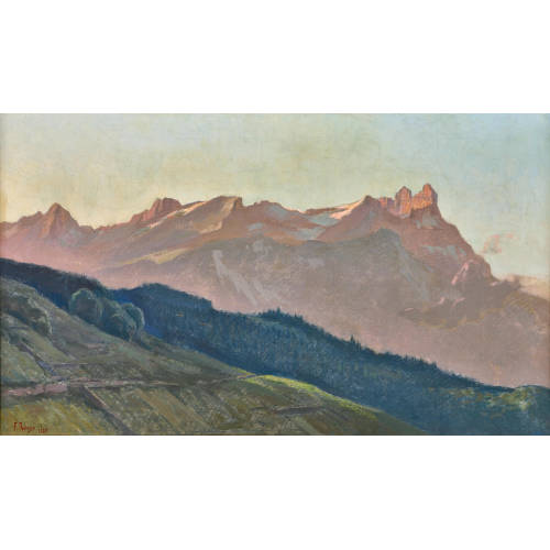LOUIS FR�D�RIC ROUGE : Les Dents du Midi (DOBIASCHOFSKY AUKTIONEN AG)