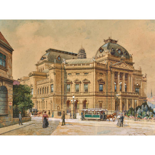 SANDOR KOZELUH : Das Volkstheater in Wien (DOBIASCHOFSKY AUKTIONEN AG)