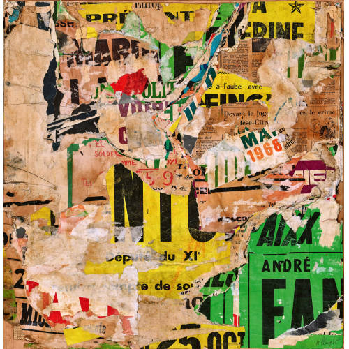 JACQUES DE LA VILLEGL� : 'Rue Saint-S�bastien' (DOBIASCHOFSKY AUKTIONEN AG)