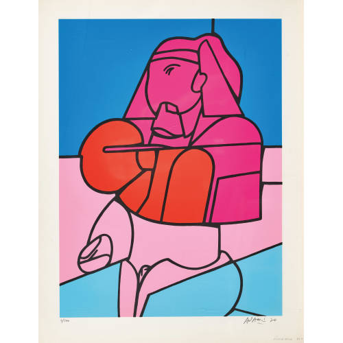 VALERIO ADAMI : Figur (DOBIASCHOFSKY AUKTIONEN AG)