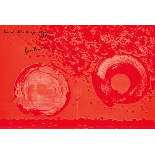OTTO PIENE : 'Sunset like the grasshopper flying' (DOBIASCHOFSKY AUKTIONEN AG)