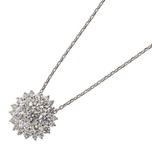DIAMANT-ANH�NGER MIT KETTE : (DOBIASCHOFSKY AUKTIONEN AG)