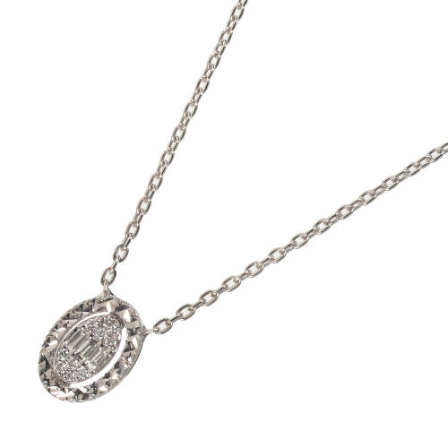DIAMANT-ANH�NGER MIT KETTE : (DOBIASCHOFSKY AUKTIONEN AG)