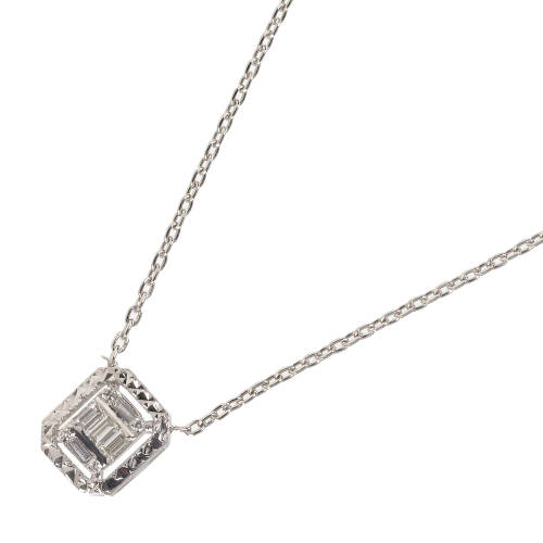 DIAMANT-ANH�NGER MIT KETTE : (DOBIASCHOFSKY AUKTIONEN AG)