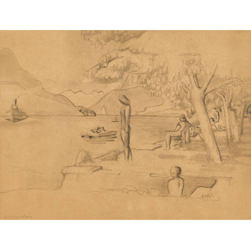 ALFRED HEINRICH PELLEGRINI : Am See (DOBIASCHOFSKY AUKTIONEN AG)