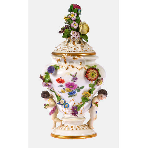 POTPOURRIVASE : Meissen, um 1860-1924 (K�nigliche Porzellanmanufaktur) (DOBIASCHOFSKY AUKTIONEN AG)