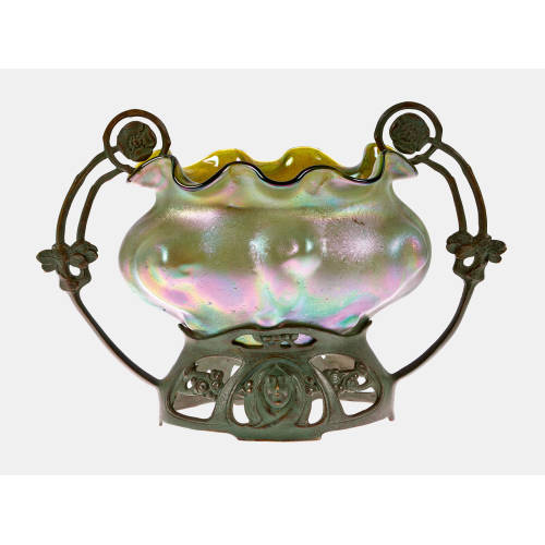 FUSSSCHALE : Jugendstil, B�hmen, um 1900 (DOBIASCHOFSKY AUKTIONEN AG)