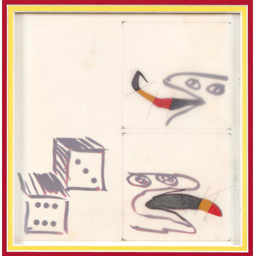PIERRE ALECHINSKY : Studie zu 'L'oie belge' (DOBIASCHOFSKY AUKTIONEN AG)